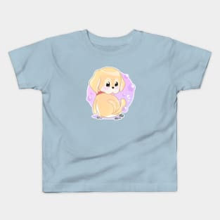 Cute Retriever Dog Kids T-Shirt